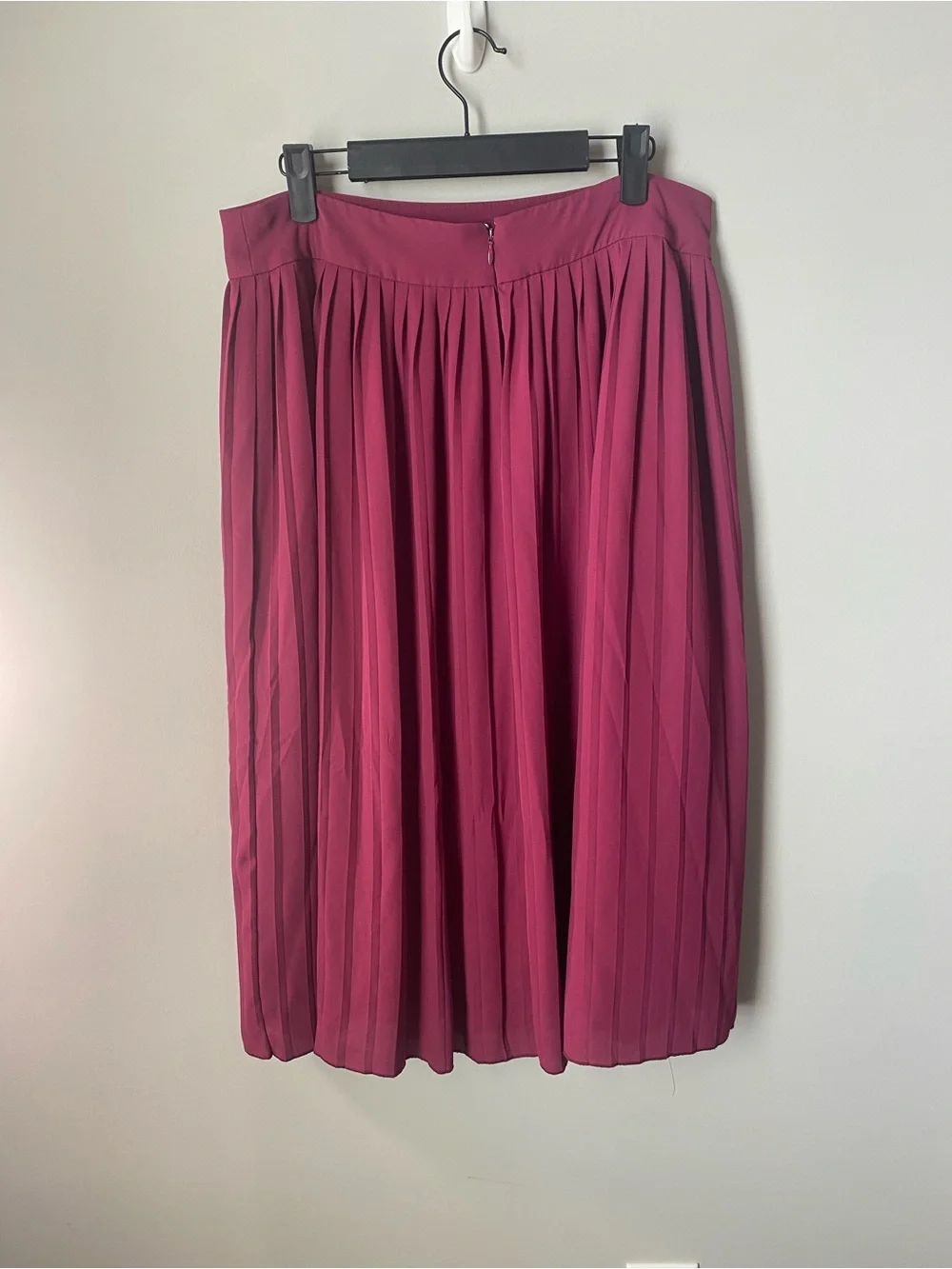J. Crew Pleated Midi Skirt